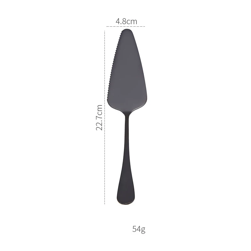 Baking Accessory Stainless Steel Colorful Cake Pizza Pie Spatula Cutter Shovel Cake Server