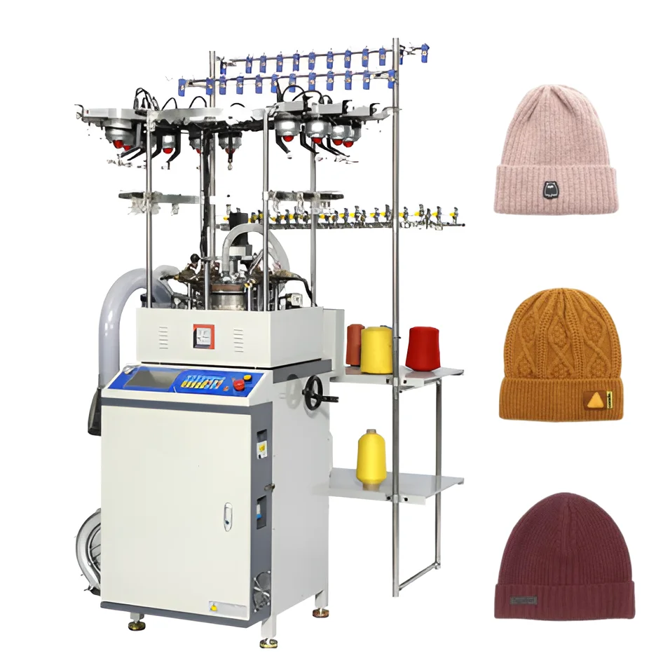 Hot Selling High Performance Cap Knitting Machine For Wool Hat And Scarf