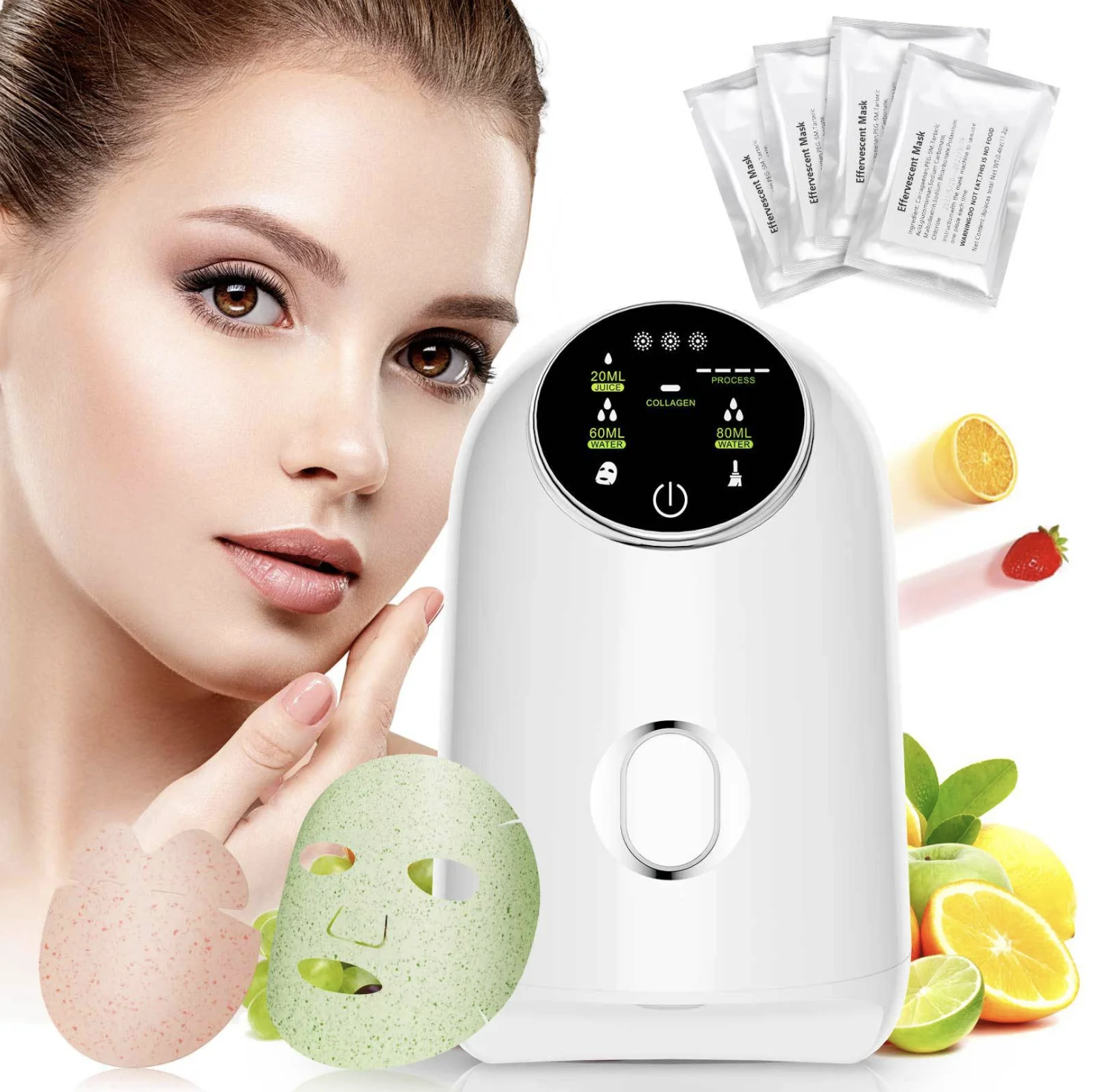 2021 Amazon Top Seller Auto Treatment Di Auto Treatment Diy Collagen Mask Machine Natural Vegetable Fruit Facial Mask Maker