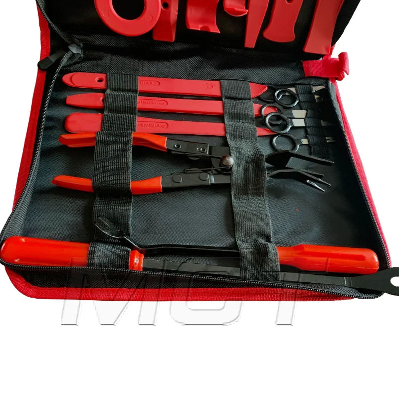 19 car panel removal tools with storage bag car trim removal kit