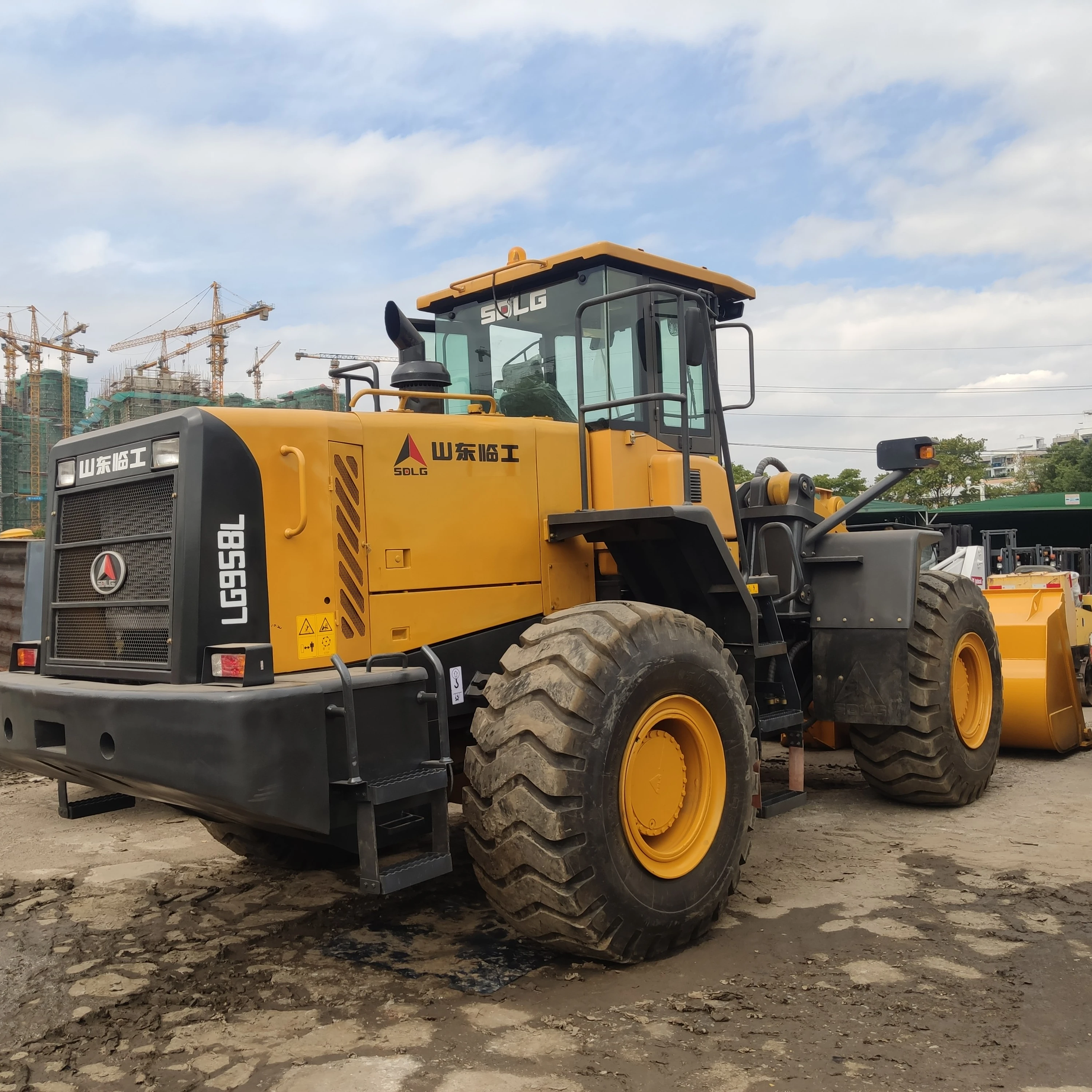Б/у SDLG LG956L SDLG 50 5ton колесный погрузчик LG956L LG956 SDLG 956 фронтальный погрузчик 956L