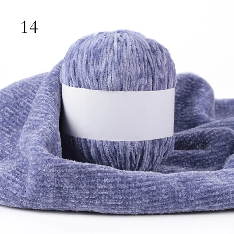wholesale polyester chenille yarn for hand knitting sweater blanket baby