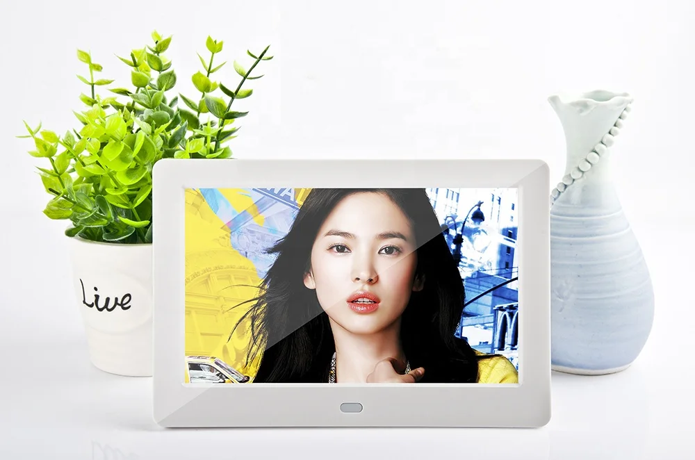 Custom 7 8 10 12.1 12.5 15 15.6 17 18.5 21.5 23.8 32 inch digital photo frame picture video LCD frame 7-inch LCD screen