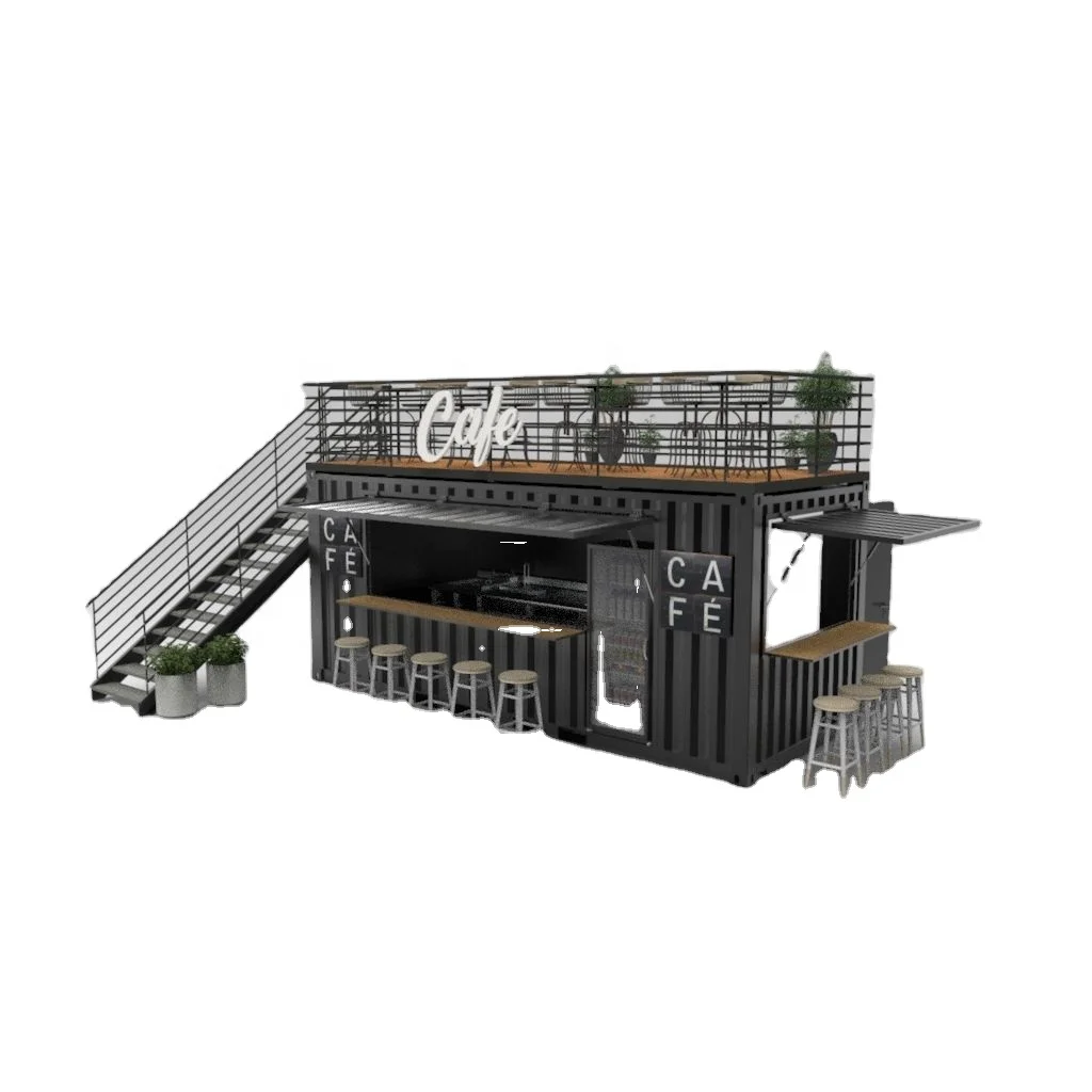 luxury prefab good quality shipping container house for 1/2 room home or shop