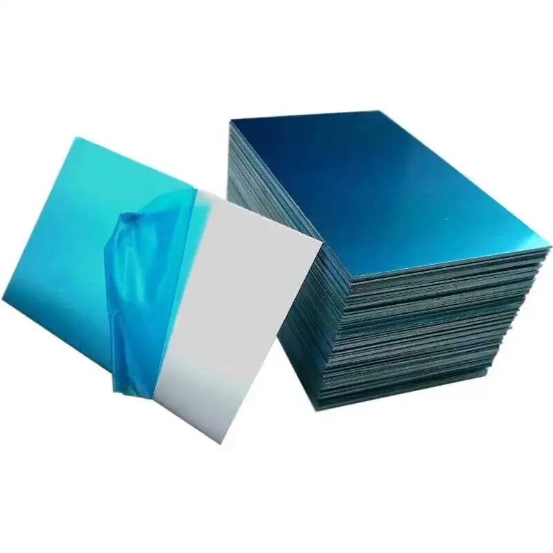 stock item anodized aluminum sheet 2mm 3mm 4mm blue coated 6061 t6 6063 t5 alloy metal sheet