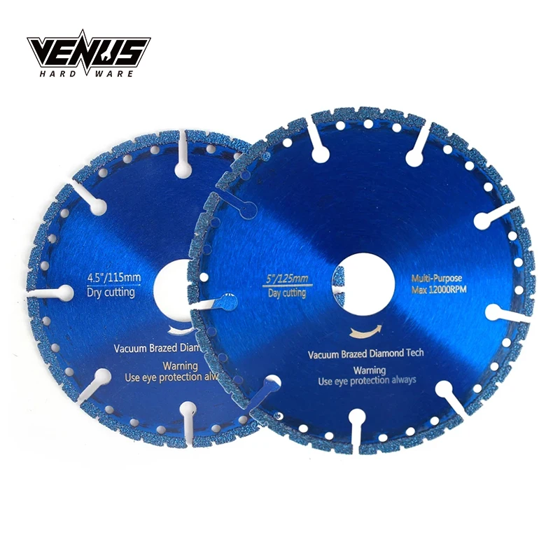Индивидуальный вакуумный паяный камень бетонный режущий диск круговое лезвие