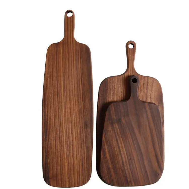 Wholesale Piece Walnut Serving Tray Wood Sushi Bread Cutting Chopping Board