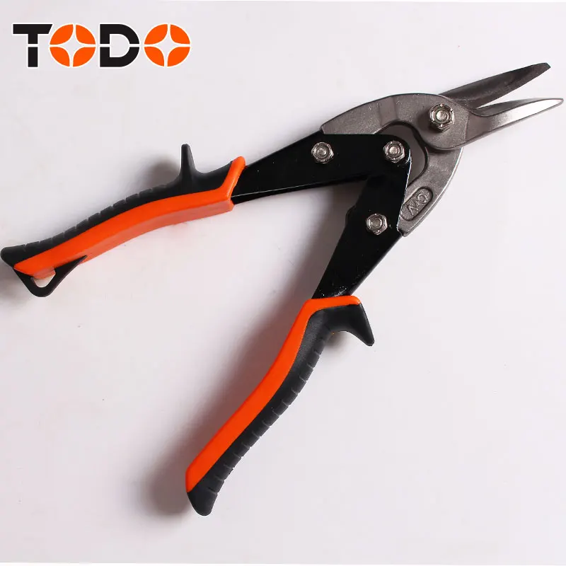 TODO tools 10 inch Professional metal tin scissors aviation snip right