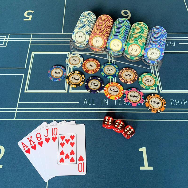 cheap wholesale custom plastic 40mm 14g clay gambling coin jetton tag poker chips