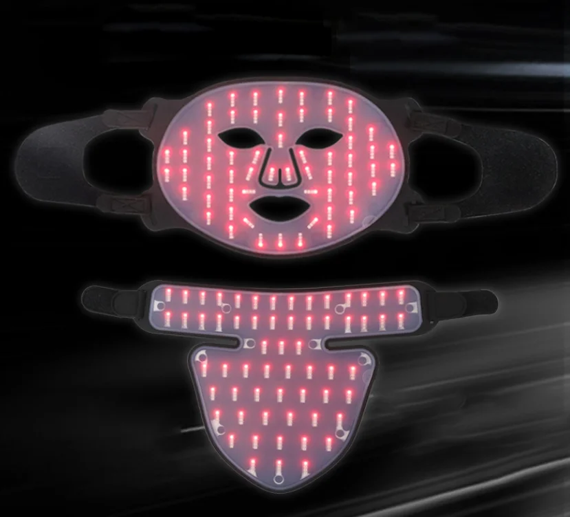 Photonic 4 Color Silicone Beauty Mask Led Red Infrared Light Therapy Mask