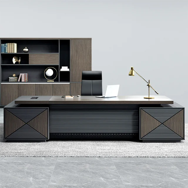 Новинка 2020, директорский стол, директорский офисный стол, 50 мм, L-образный стол, МДФ, стол руководителя, мебель, офисный стол, дизайн