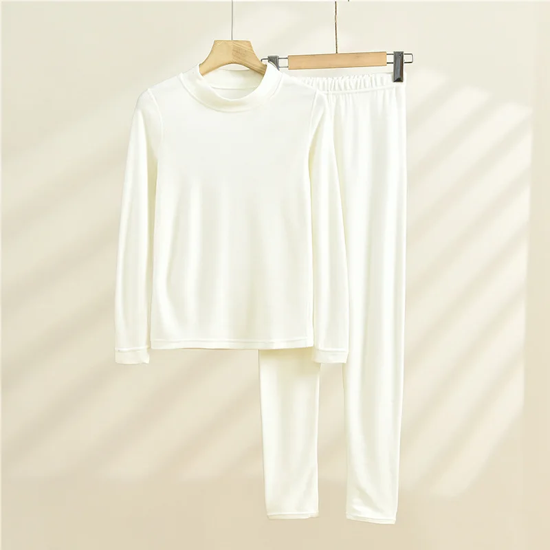 Autumn and Winter new couple autumn clothes long pants sexy inner wear padded heating bottoming shirt warm top suit