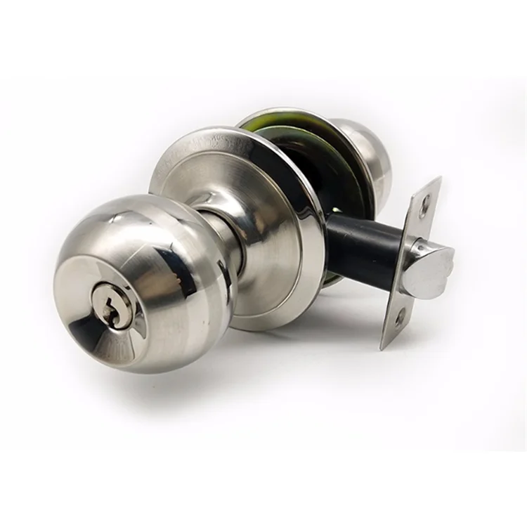 High Quality Hot Stainless Steel Round Cylindrical Lock Door Knob Lock