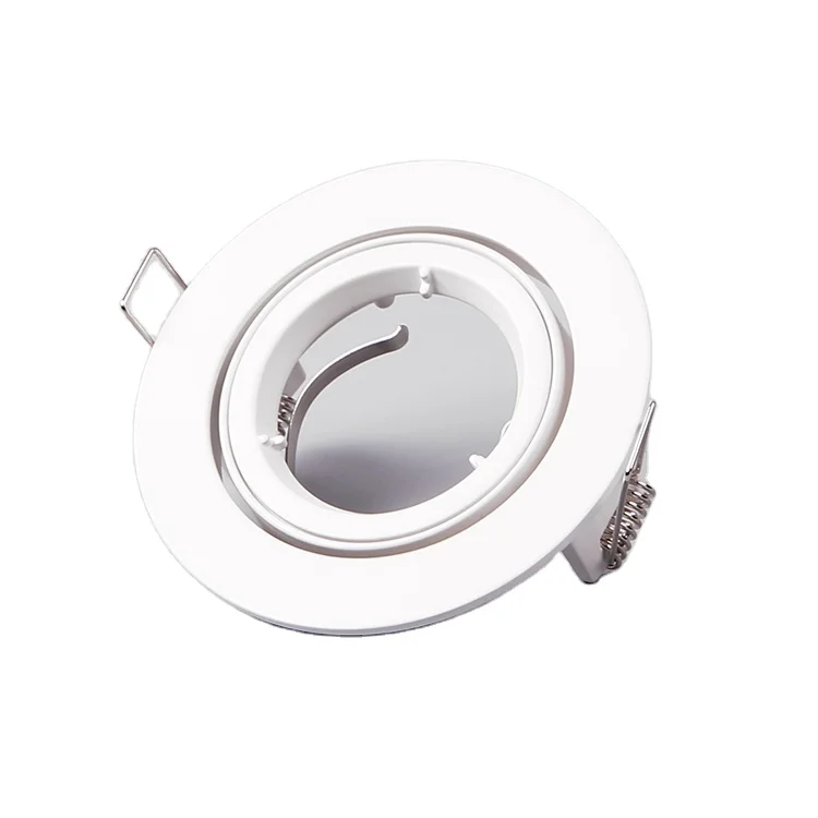 
GU10 MR16 Round Aluminum Alloy LED Retrofit Kits downlight Fixture holder 