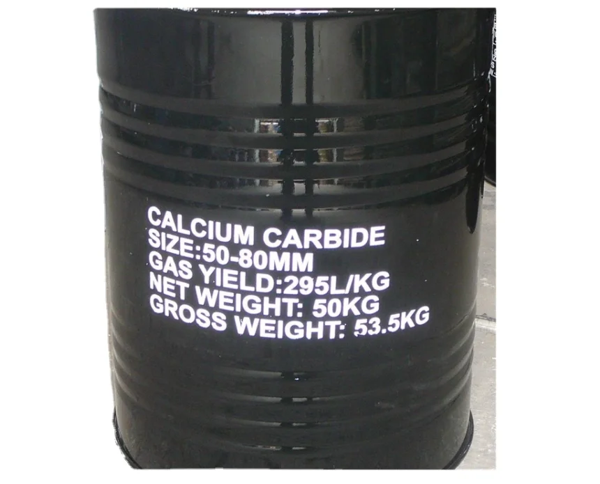 Calcium Carbide Stone 50 80mm CAS 75-20-7 Producing acetylene gas