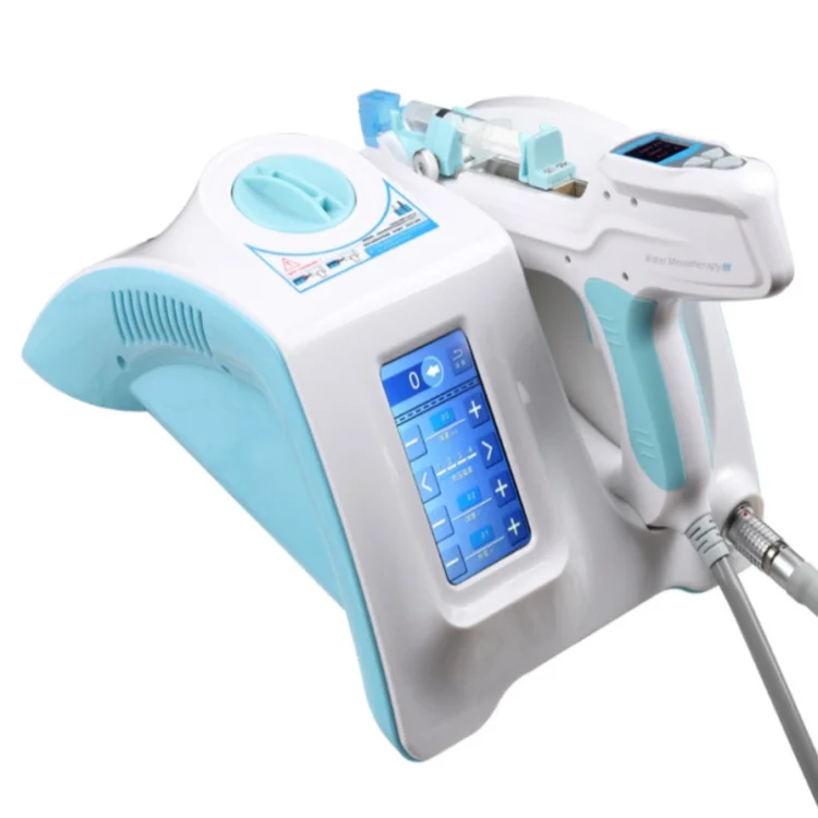 Home Use Handheld Vanadium Titanium Microcrystal Mesotherapy Gun Meso Microneedle Injector Gun For Face Lifting Remove Wrinkles