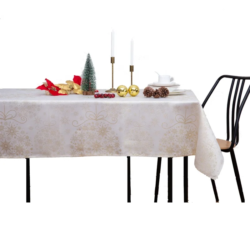Прямоугольная белая Банкетная скатерть из полиэстера 90x132 дюймов скатерти для свадебной вечеринки домашний