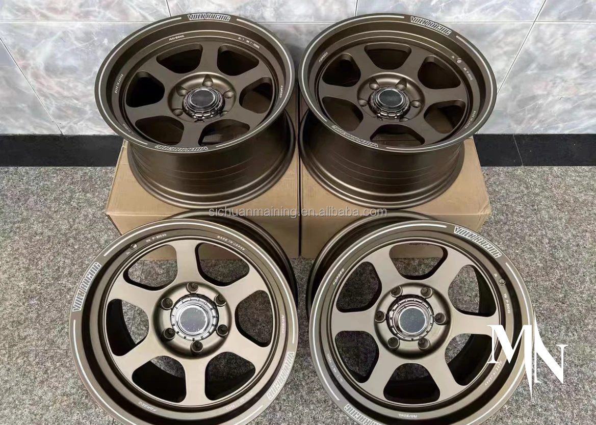17x8.5J ET0 6x139.7 Rims For Chevrolet Ford Toyota Offroad Wheels TE37XT