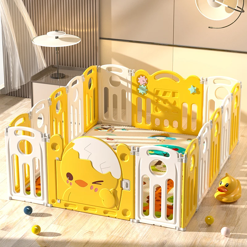 2022 Indoor and Outdoor use fence portable folding plastic playpen Baby Safety Playpen for kids playpen for baby