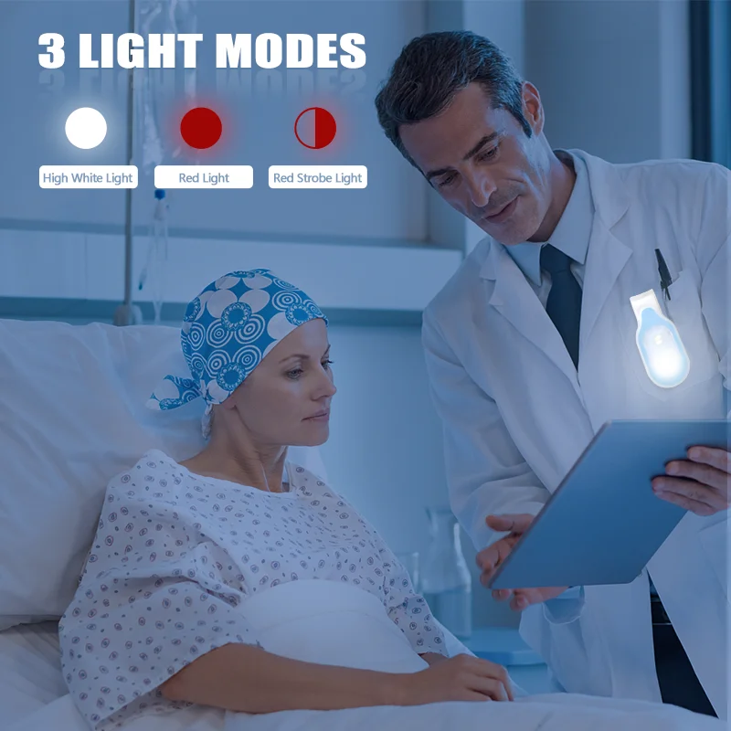 Mini Refrigerator clip Light Magnetic Suction LED Warning Light for Sports Enthusiasts Rechargeable Waterproof