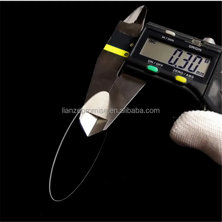 Factory Custom size 0.5mm 0.7mm 1mm ultra thin tempered glass sheet