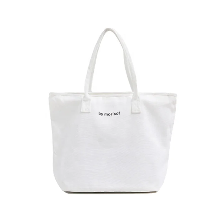 Акция, Экологически чистая белая хлопчатобумажная Холщовая Сумка-тоут с индивидуальным принтом