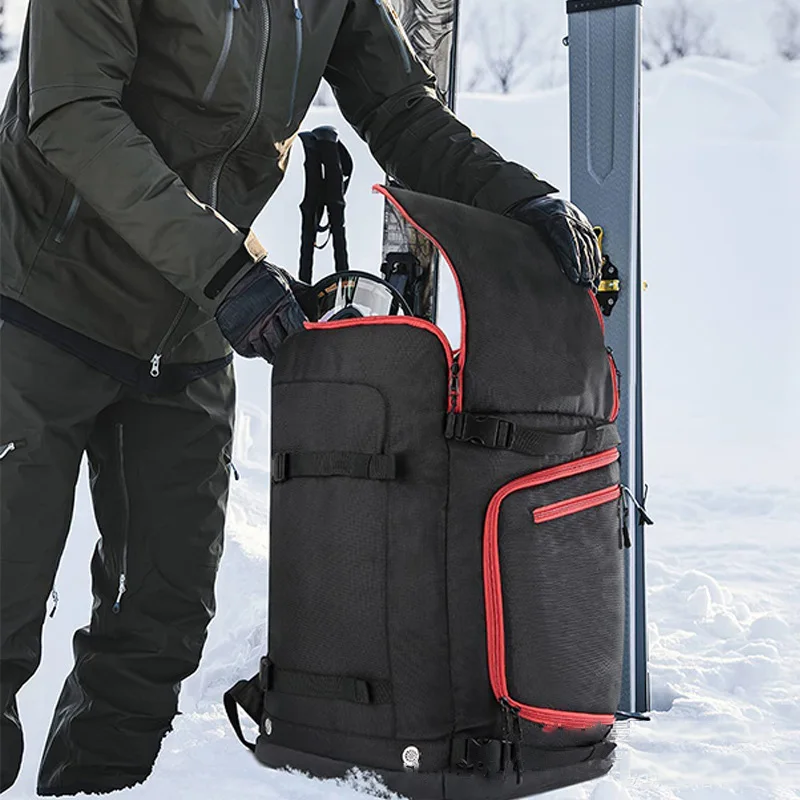 Custom Ski Equipment Bag Snowboard Boots Ski Boot Backpack For Men