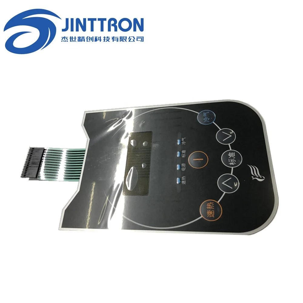 CNC Membrane keypad Push Button Custom Membrane Switch Hidden LED Windows 3M Adhesive for microwave oven