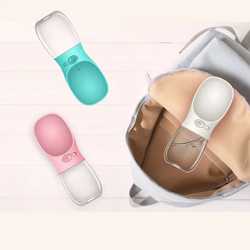 Manufactory Leak Proof pet Dog Water Bottle for Walking 12oz 18OZ Portable Pet Water Bottles for Puppy Small Medium Large Dogs