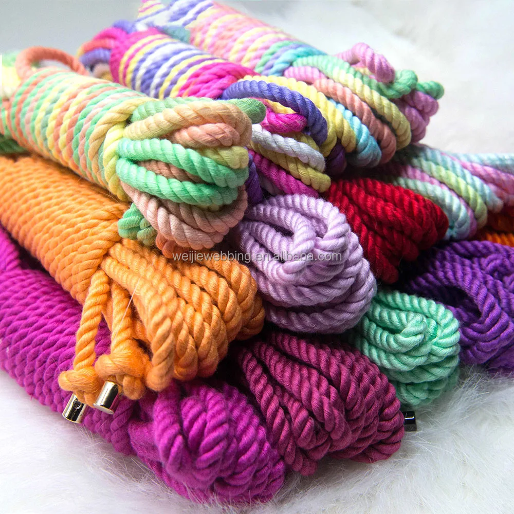 Bamboo 6mm Twisted String Shibari Rope Bondage Kinbaku Cord For Hanging