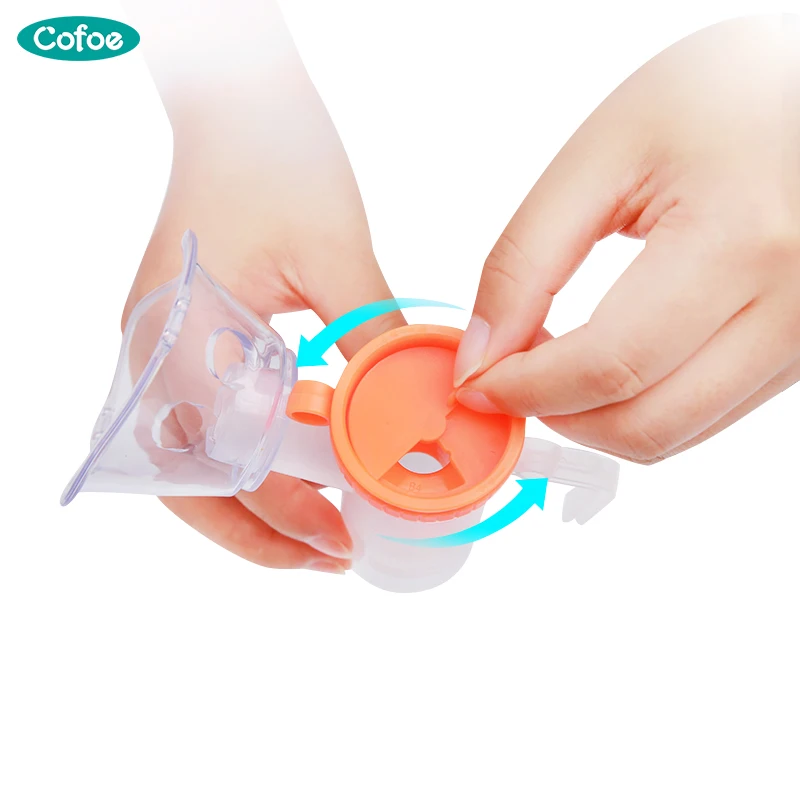 Hospital and home use Cheap quiet high flow portable free asthma compressor nebulizer machine