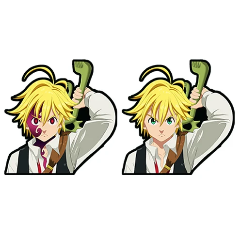 Wholesale Anime 3D Lenticular Motion Sticker Jujutsu DBZ Demon Slayer Custom 3D Colorful Waterproof Car Stickers