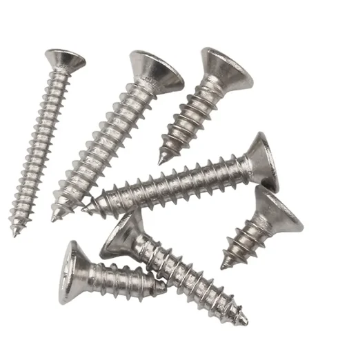 Factory stock DIN7982 Phillips countersunk head tapping screws Cross recessed flat head self-drilling bolt for general industry