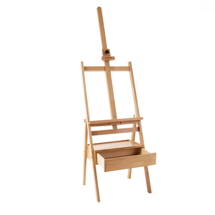Height adjustable drawing aids foldable easel
