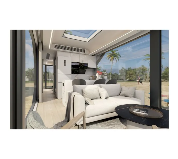 Thermal Performance Suit Ultra Low Energy Water Heating And Electric System Capsule House Space Capsule App Control Hotel