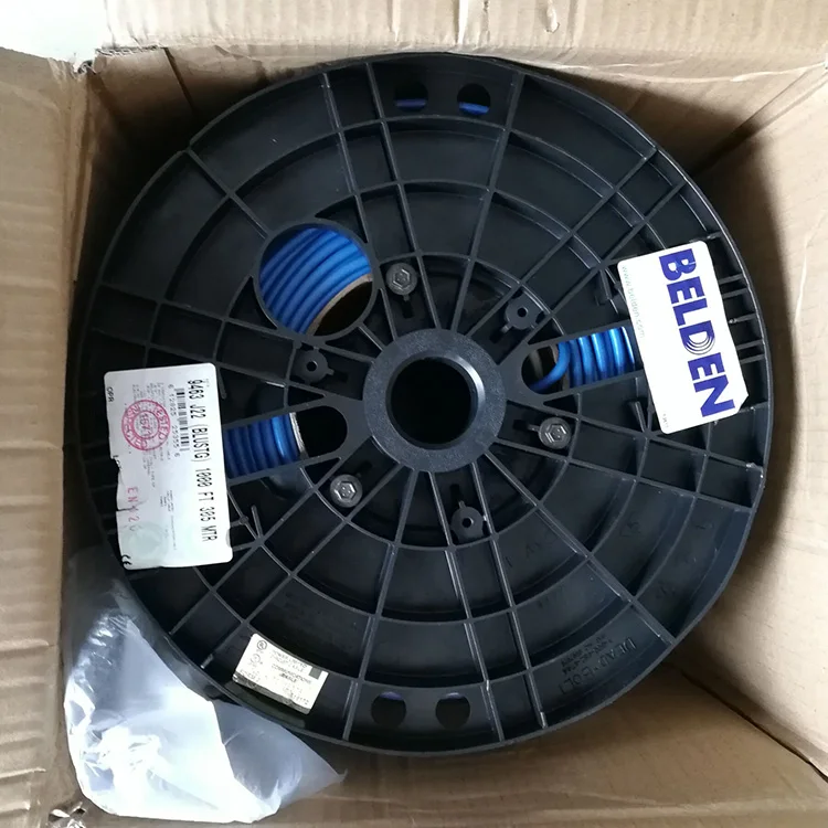 RF cable 1 pair 20AWG belden cable tinned copper conductor with blue PVC jacket rf coaxial Communication Cables
