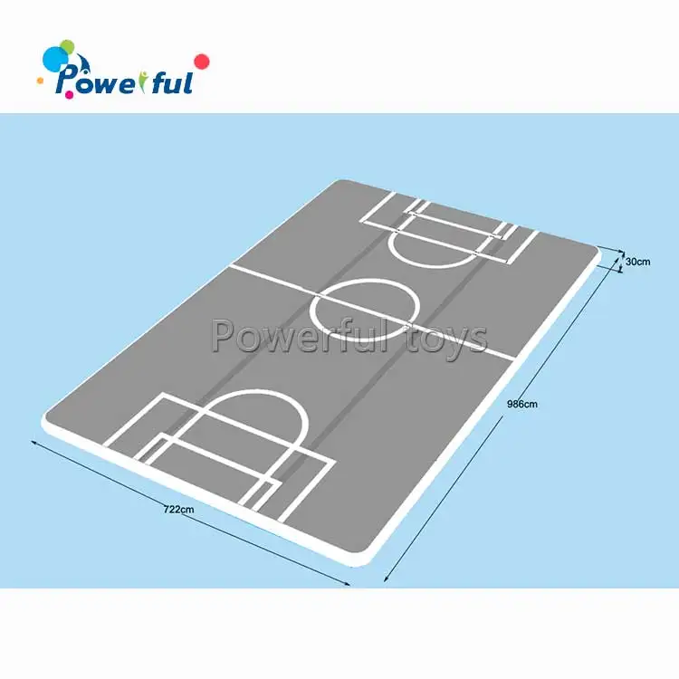 Надувная футбольная воздушная дорожка под заказ для батута