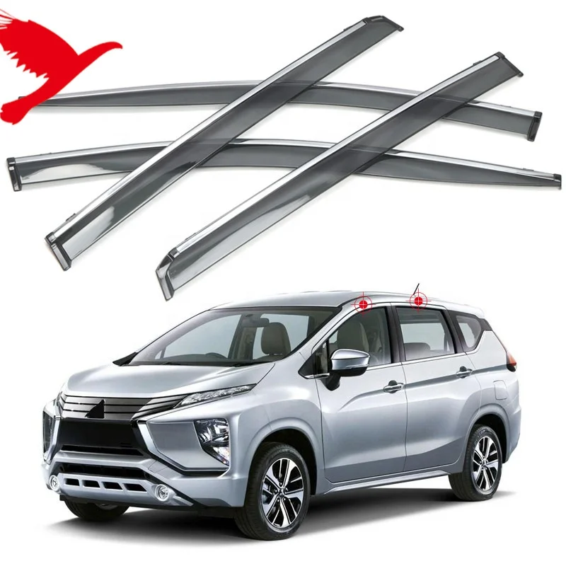 4 шт. пластиковые дефлекторы для боковых окон автомобиля Mitsubishi Xpander 2017-2019
