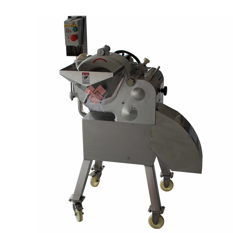 Industrial automatic fruit vegetable cube cutting dicing potato carrot coconut salad chopper dicer machine for commercial use