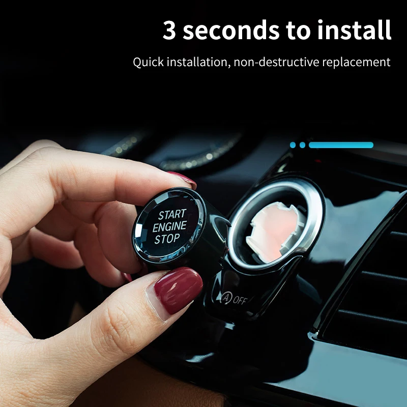 Suitable for BMW 1 2 3 4 5 6 7 8 X series F20 F21F22 F30 F35G01 G08G14 G15 G16 car engine start stop button switch without key