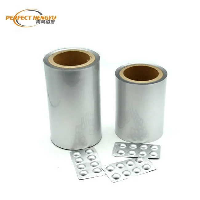 Custom Pharmaceutical Cold Forming Alu Alu Foil Sealing Aluminum Foil Pharmaceutical Packaging Roll Printed PVC Blister