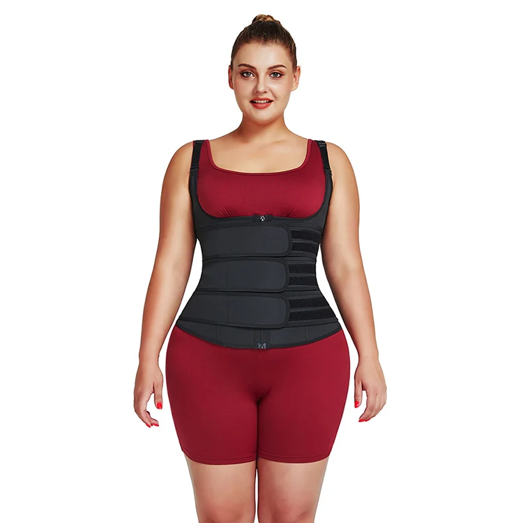 
Dropshipping Plus Size Latex 3 Strap Waist Trainers Plus Size Custom Women Waist Trainer Vest 