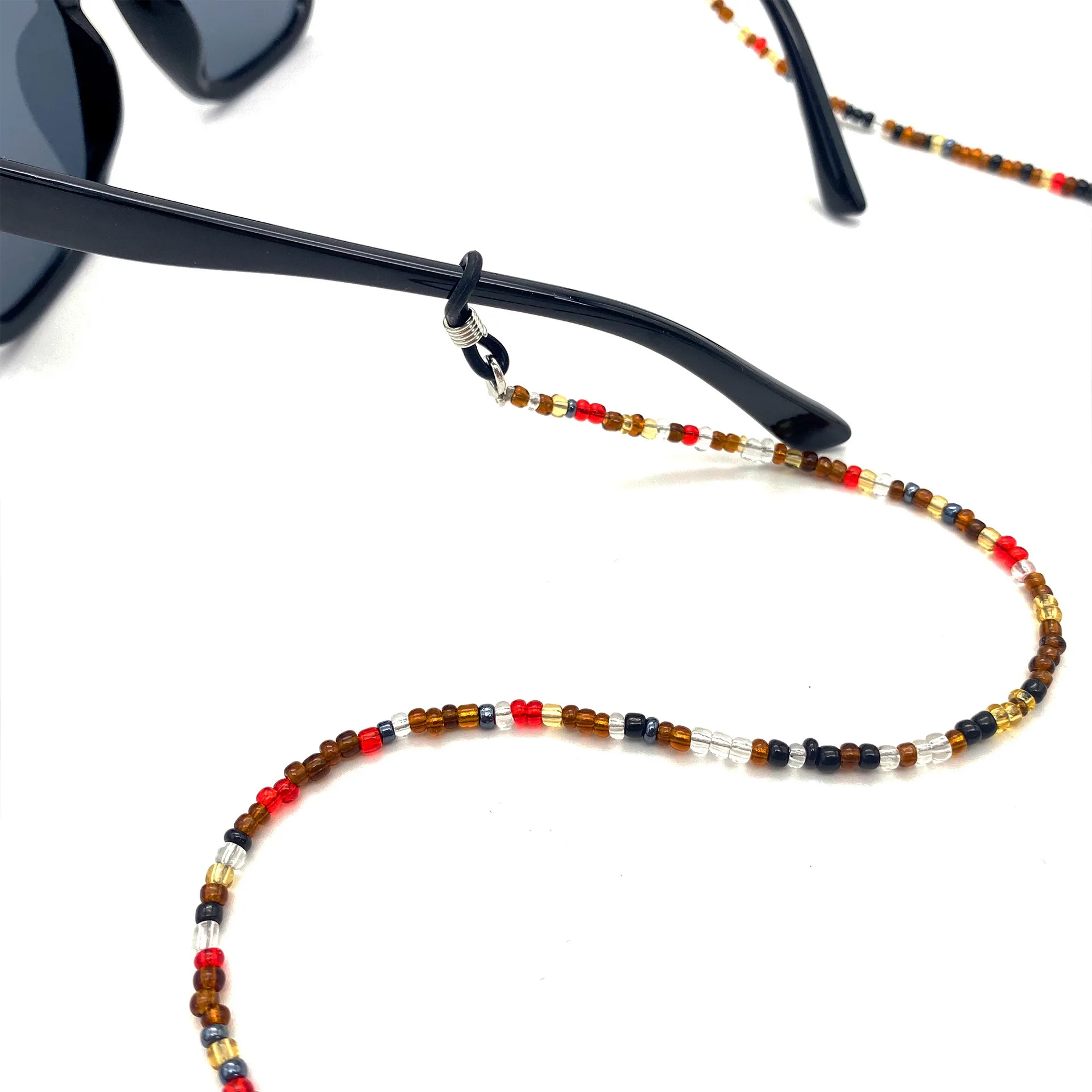 2021 Fashion New Cute Colorful Glass Beads Handmade Glasses Chain For Women And Men Girls Mask Chains Jewelry Multiduty Rope
