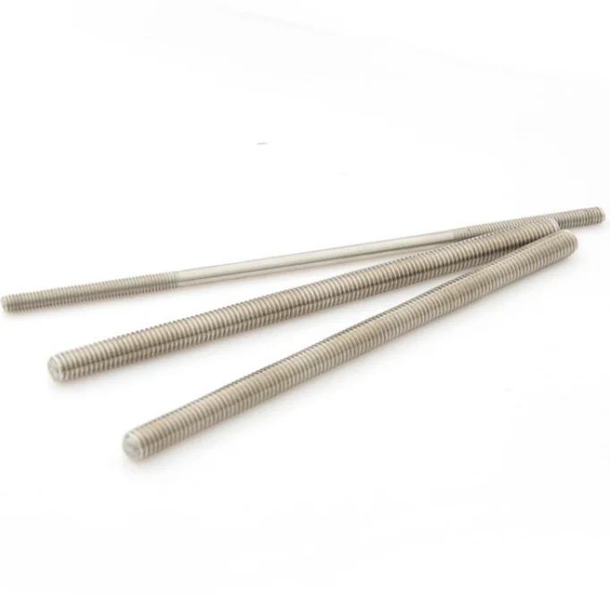 China OEM ODM ss316 carbon steel DIN975 DIN976 copper internal thread bar threaded rod