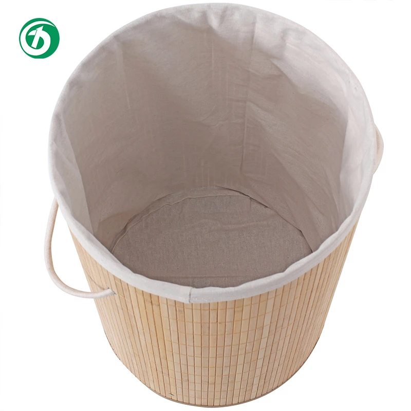 bamboo laundry basket 100% natural Dirty Clothes Storage eco friendly basket