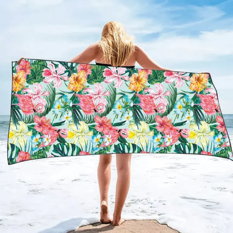 Пляжное полотенце с логотипом