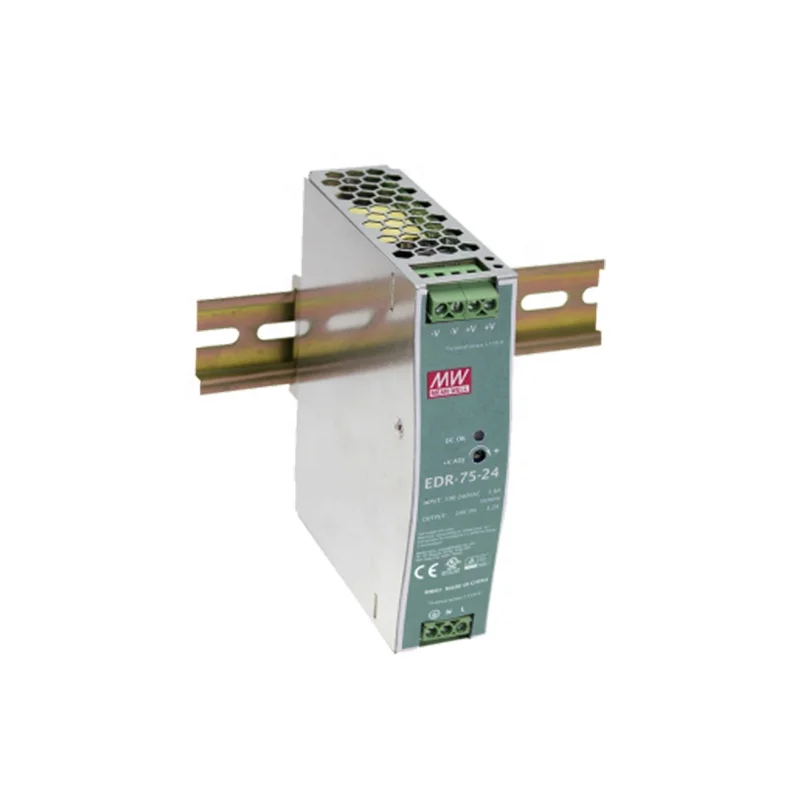 Original MEAN WELL EDR-75-48 75W Single Output Industrial DIN RAIL