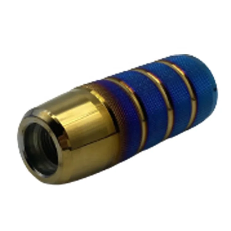95mm Manual Transmission Aluminum Knurled Shifter Lever Knob Universal Non-Slip Gear Shift Knob
