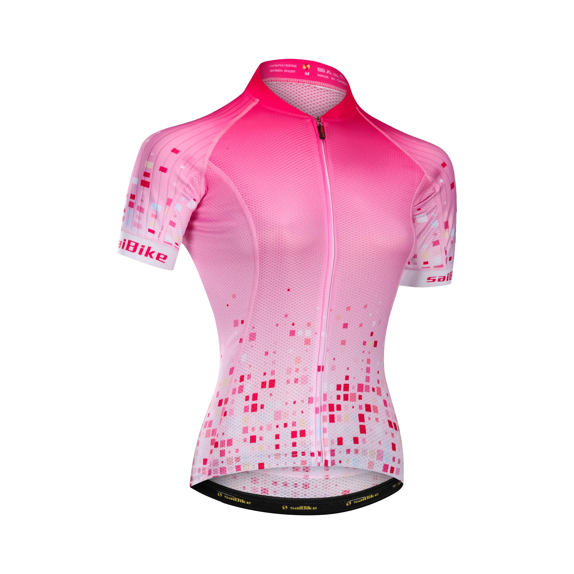 Custom Quick Dry Bike Cycle Clothes Short Sleeve Powerband Team Cycling Wear Clothing Women Cycling Jersey