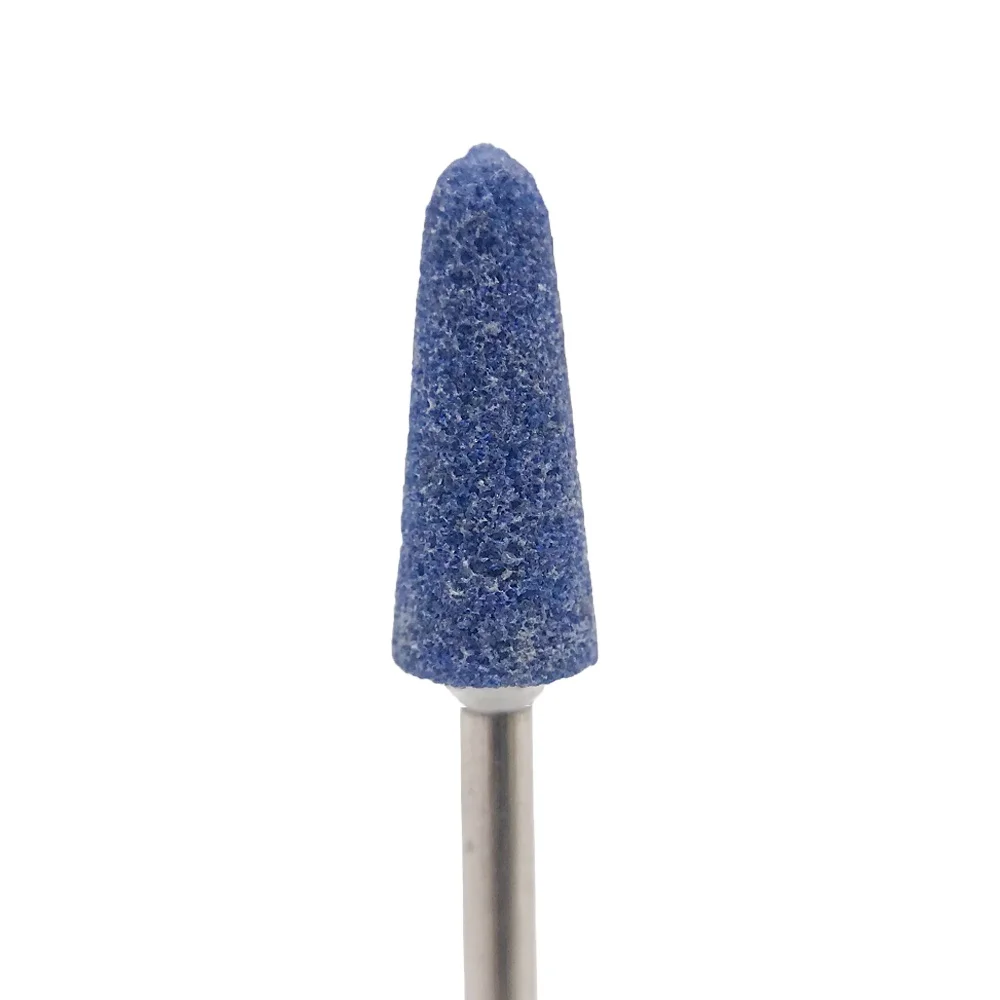Pedicure podiatry blue taper shape heel dead skin remove stone drill bit